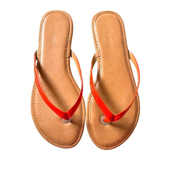 Banana Republic Shoes - Banana Republic Orange and Tan Women's Sandals